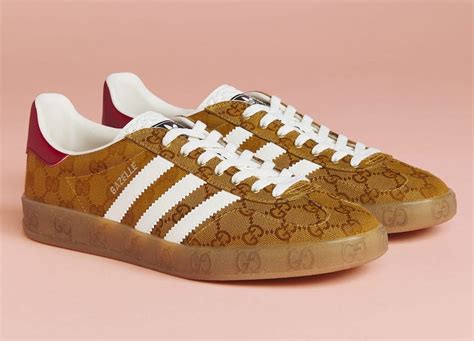 addidas gazelle x gucci|gucci adidas collab release date.